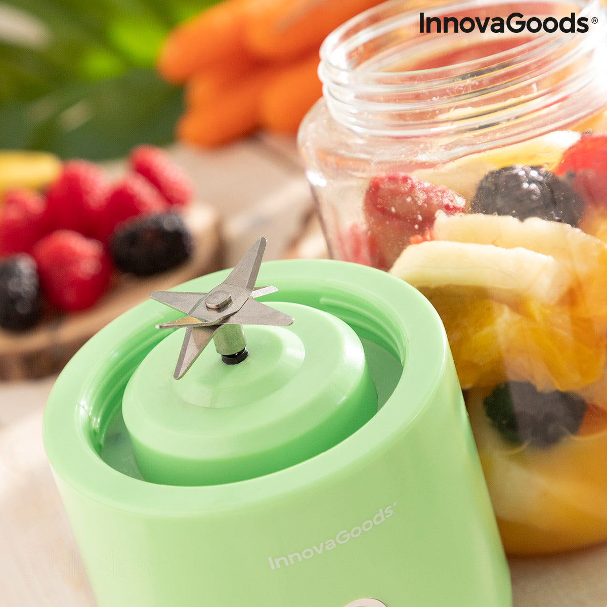 Blendyr by InnovaGoods – Tragbarer und Wiederaufladbarer Mini-Mixer