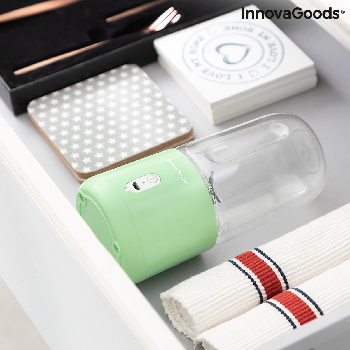 Blendyr by InnovaGoods – Tragbarer und Wiederaufladbarer Mini-Mixer
