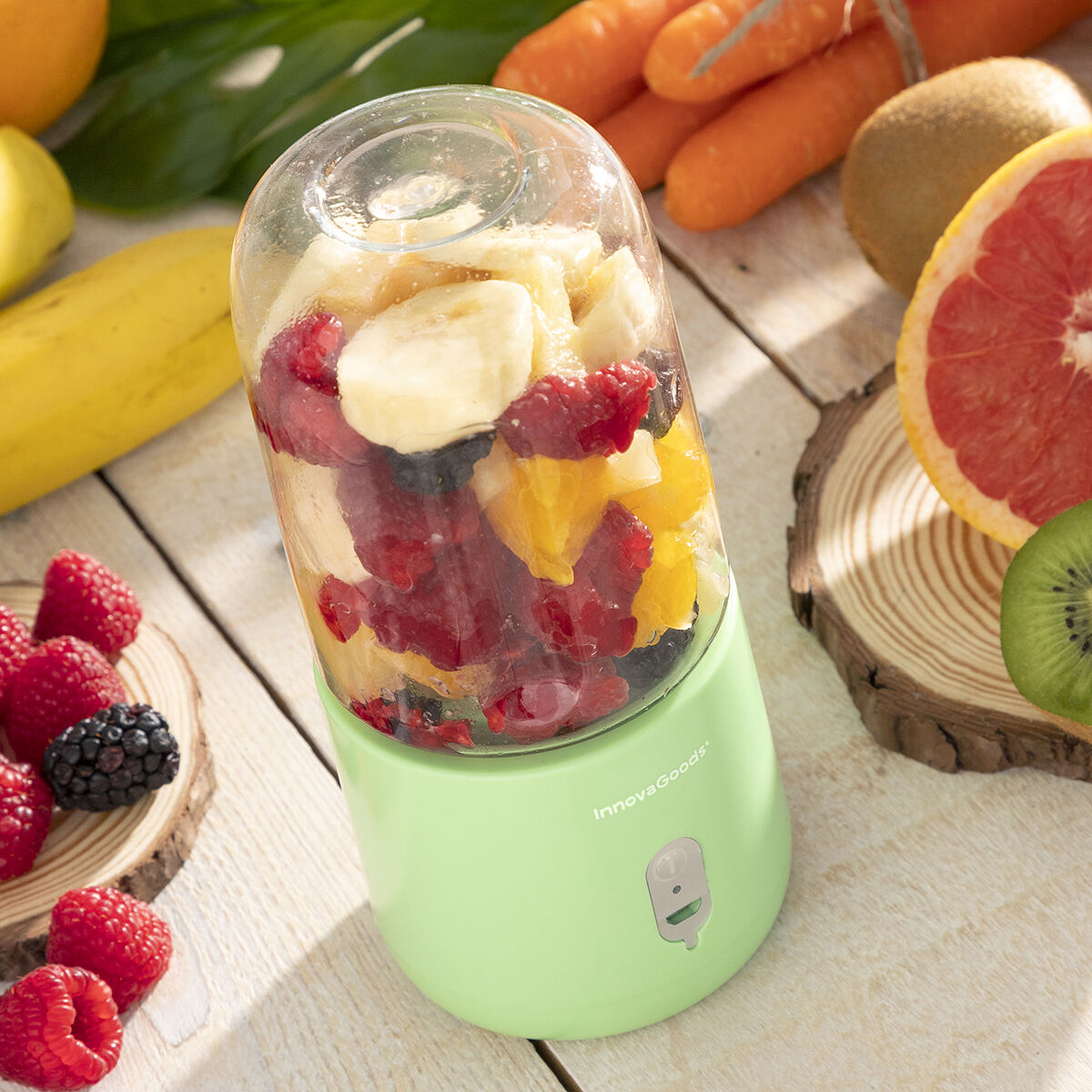 Blendyr by InnovaGoods – Tragbarer und Wiederaufladbarer Mini-Mixer
